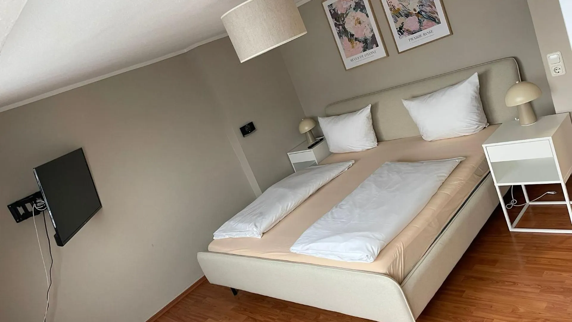 公寓 Homie Stay Schiestlstrasse - Moderne Dachgeschosswohnung Mit 2 Schlafzimmern 维尔茨堡